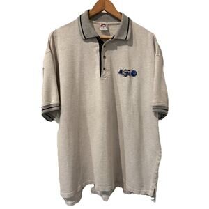 Orlando Magic True Fan Polo Shirt Gray Men's XL-100% Cotton!!-read